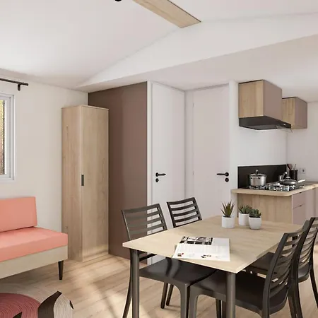 Mobil-home Confortable - 4 Pers. - Api-1-52-2506 مكان تخييم